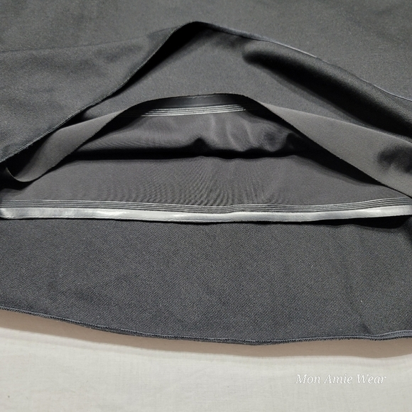 NUE By Shani Built-In Shapewear Midi Dress Size 4 Black - Picture 9 of 15